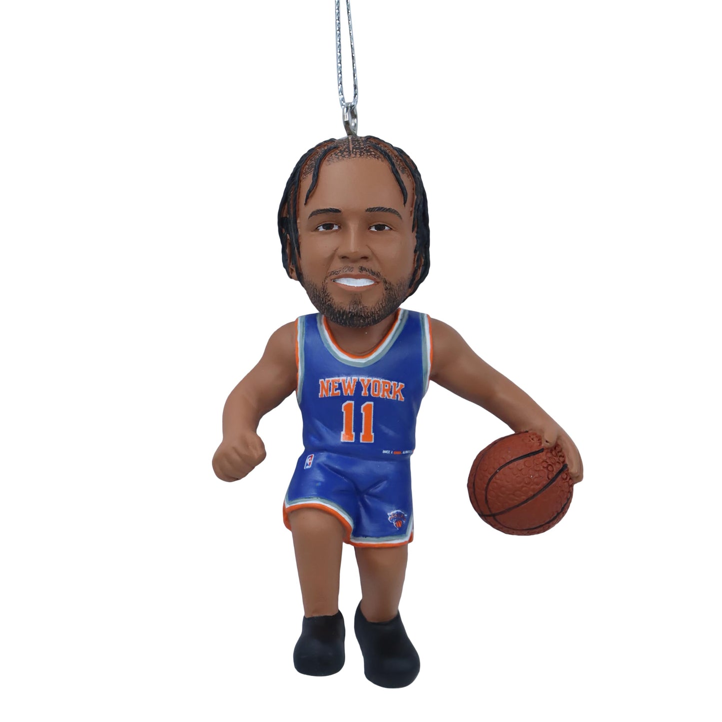 FOCO - NBA 4" Team Player Resin Xmas Christmas Tree Ornament (Jalen Brunson - New York Knicks)